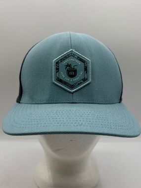 Travis Matthew Paddle Upstream Men’s Blue Gray Golf Hat Trucker SnapBack OSFM